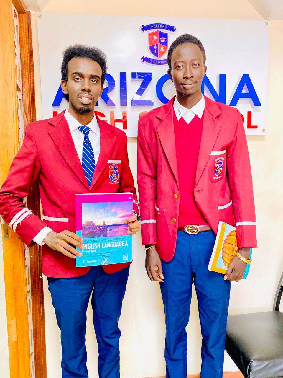 Arizona students with the official Pearson Edexcel English Language A textbook